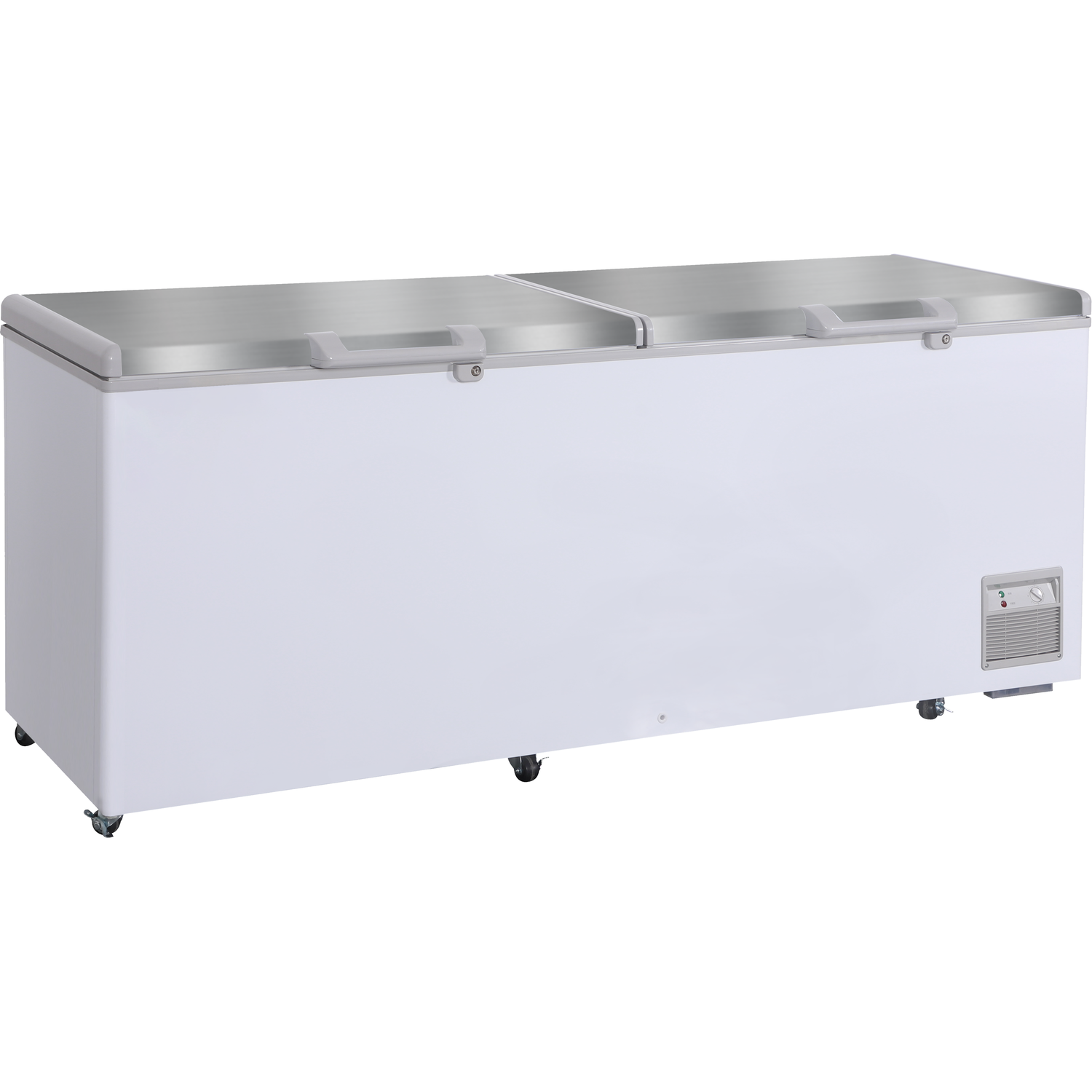 BD 1000 Chest Freezer Double Stainless Steel Lids 1000 Ltr