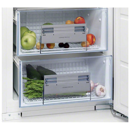 Ex Display - As New - AEG SCZ71800F0 Integrated Fridge Freezer With Double Drawer LongFresh Zone