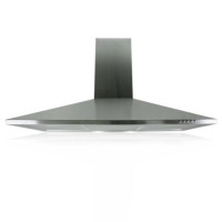 GRADE A1 - As new but box opened - ElectriQ 90cm Traditional Chimney Hood - Stainless Steel