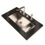 1810 Sink Company ZU/5/IF/S/BBR/026 ZENUNO 5I-F  1.0 Bowl Inset Stainless Steel Sink Left Hand Drainer