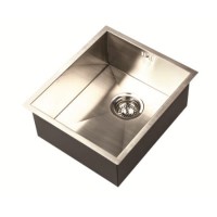 1810 Sink Company ZENUNO 340U 1 Bowl Stainless Steel Chrome Undermount Kitchen Sink