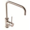 1810 Sink Company Brushed Steel Single Lever Aerated Mixer Kitchen Tap - Cascata