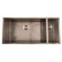 1810 Sink Company ZD/7018/U/D/S/072 ZENDUO 700/180U Grande Deep 1.5 Bowl Inset Stainless Steel Sink Right Hand Small B
