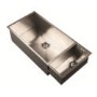 1810 Sink Company ZD/7018/U/D/S/072 ZENDUO 700/180U Grande Deep 1.5 Bowl Inset Stainless Steel Sink Right Hand Small B