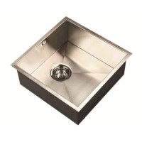 1810 Sink Company 1 Bowl Stainless Steel Chrome Undermount Kitchen Sink - ZU/40/U/S/019