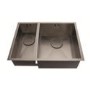 1810 Sink Company Left Hand 1.5 Bowl Stainless Steel Chrome Inset Kitchen Sink