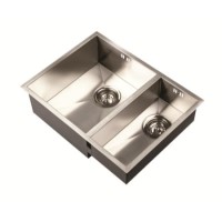 1810 Sink Company Right Hand 1.5 Bowl Stainless Steel Chrome Inset Kitchen Sink
