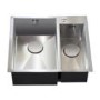 1810 Sink Company ZD/3118/IF/S/BBL/006 ZENDUO 310/180 I-F Bbl 1.5 Bowl Undermount Stainless Steel Sink Left Hand Small Bo