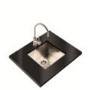 1810 Sink Company ZENUNO 400U 1 Bowl Stainless Steel Chrome Undermount Kitchen Sink