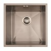 1810 Sink Company ZENUNO 400U 1 Bowl Stainless Steel Chrome Undermount Kitchen Sink