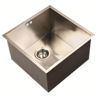 1810 Sink Company ZENUNO 400U 1 Bowl Stainless Steel Chrome Undermount Kitchen Sink