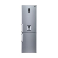 GRADE A3 - Heavy cosmetic damage - LG GBF539PVQWB
 1.9m Platinum Silver Freestanding Fridge Freezer With Water Dispenser