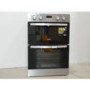GRADE A2 - Light cosmetic damage - Zanussi ZOD35561XK Electric Built-in Double Oven In Stainless Steel