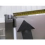 Grade A3 - Moderate Cosmetic Damage - Panasonic Frost Free Stainless Steel Look Freestanding Fridge Freezer