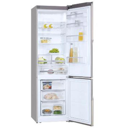 Grade A3 - Moderate Cosmetic Damage - Panasonic Frost Free Stainless Steel Look Freestanding Fridge Freezer