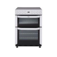 Belling FSE 60MFi 60cm Wide Multifunction Double Oven Electric Cooker With Induction Hob White
