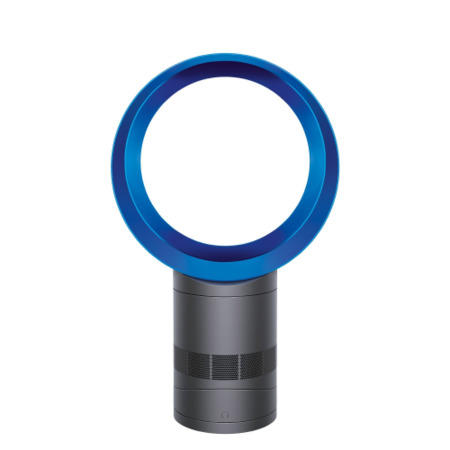 GRADE A1 - As new but box opened - Dyson AM06 12 Inch Desk Fan - Iron and Blue
