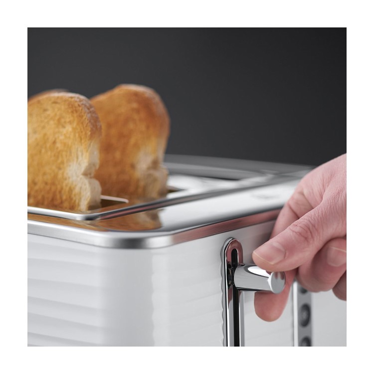 Russell Hobbs 24380 Inspire 4 Slice Toaster - White