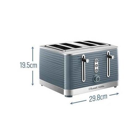 Russell Hobbs 24383 Inspire 4 Slice Toaster - Grey