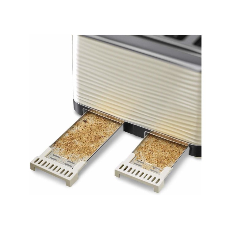 Russell Hobbs 24384 Inspire 4 Slice Toaster - Cream