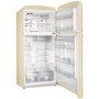 GRADE A1 Smeg Cream 50s Style 80.4 cm Right Hand Hinge Freestanding Fridge Freezer
