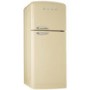GRADE A1 Smeg Cream 50s Style 80.4 cm Right Hand Hinge Freestanding Fridge Freezer