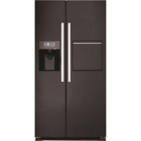 CDA PC70BL Black American Style American Fridge Freezer With Homebar