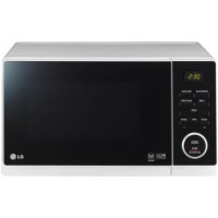 LG MH6353H 23L 800W Freestanding Microwave With Grill & iWave Silver & Black