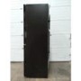 GRADE A2 - Light cosmetic damage - Hotpoint FFU3DK Quadrio 3-door Freestanding Fridge Freezer With French-style Fridge Doors - Black