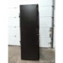 GRADE A2 - Light cosmetic damage - Hotpoint FFU3DK Quadrio 3-door Freestanding Fridge Freezer With French-style Fridge Doors - Black