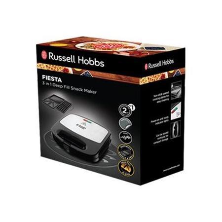 Refurbished Russell Hobbs 24540 3 in 1 Deep Fill Sandwich Toaster