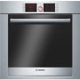 Bosch HBA78B950B Logixx Pyrolytic Electric Built In Single Oven in Brushed steel