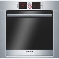 Bosch HBA78B950B Logixx Pyrolytic Electric Built In Single Oven in Brushed steel