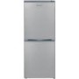 GRADE A2 - Light cosmetic damage - Lec T5039S 50cm Wide Silver Freestanding Fridge Freezer