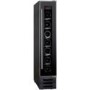 GRADE A3 - Moderate Cosmetic Damage - Baumatic BWC155SS 15cm Wide Wine Cooler - Black With Stainless Steel Frame