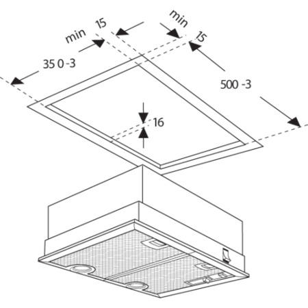 Grade A - Neff D5645X0GB Canopy Cooker Hood