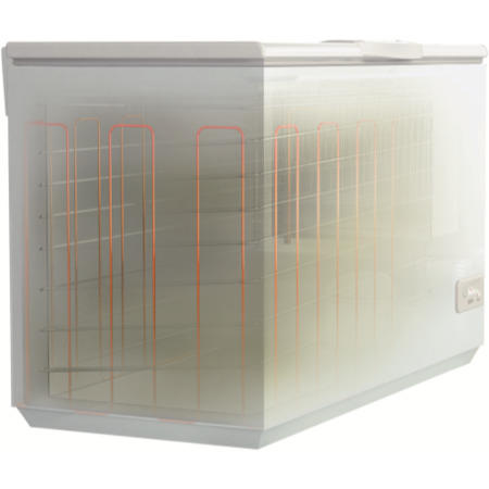 GRADE A3 - Moderate Cosmetic Damage - Zanussi ZFC627WAP 263L A Plus Static Chest Freezer - White - 3 Only To Clear