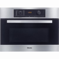 GRADE A2 - Light cosmetic damage - Miele H5040BMCLST 45cm High Combination Microwave Oven