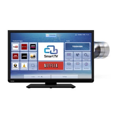 Toshiba 32D3453DB 32 Inch Smart LED TV with built-in DVD Player ...