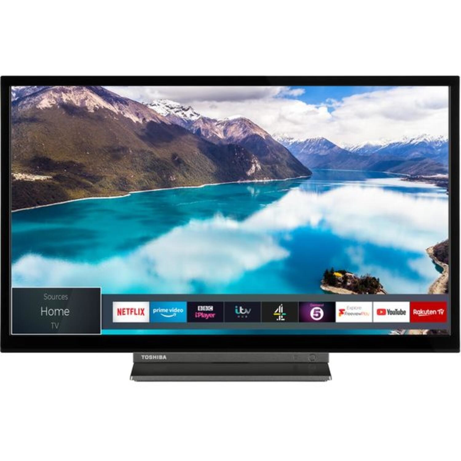 Toshiba WD3C 24 Inch Built-in DVD HD Ready HDR Freeview Smart TV