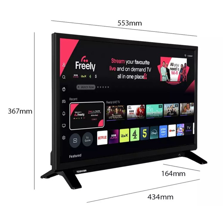 Toshiba 24 Inch Smart HD DLED Freely TV