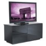 Paris Gloss Black TV Cabinet 110x50x45mm 2 drawers Side Cupboards with hidden Shelves Up to 42 Inch 