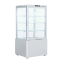 251001 Hamoki iMW-68L - Countertop 4 Sided Chilled Glass Display Fridge 68ltr - White