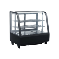 Hamoki iMT-100L Countertop Display Fridge - Black - Chiller 100ltr - Curved Front - 3 Display Levels - Digital Controller Hamoki iMT-100L Countertop Display Fridge - Black - Chiller 100ltr - Curved Front - 3 Display Levels - Digital Controller