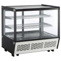 251006 Hamoki Countertop Square Front Display Fridge - 120 Ltr