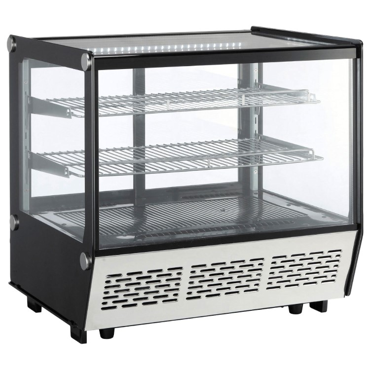 Hamoki IMT-120Z Premium Countertop Food Dnd Drink Display Chiller 120ltr Square Front