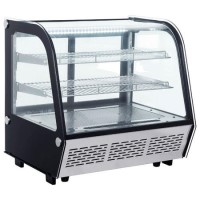 Hamoki iMT-120L Premium Countertop Food and Drink Display Chiller 120ltr Curved Glass Front