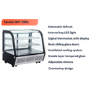 Hamoki iMT-120L Premium Countertop Display Fridge - 120 Ltr Curved Front Black