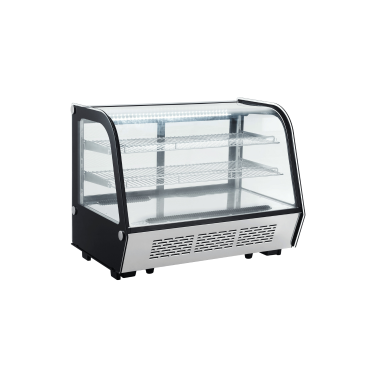 Hamoki iMT-160L Premium Countertop Food and Drink Display Chiller 160ltr Curved Glass Front
