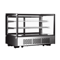 Hamoki iMT-120F Premium Countertop Food and Drink Display Chiller 120ltr Square Front